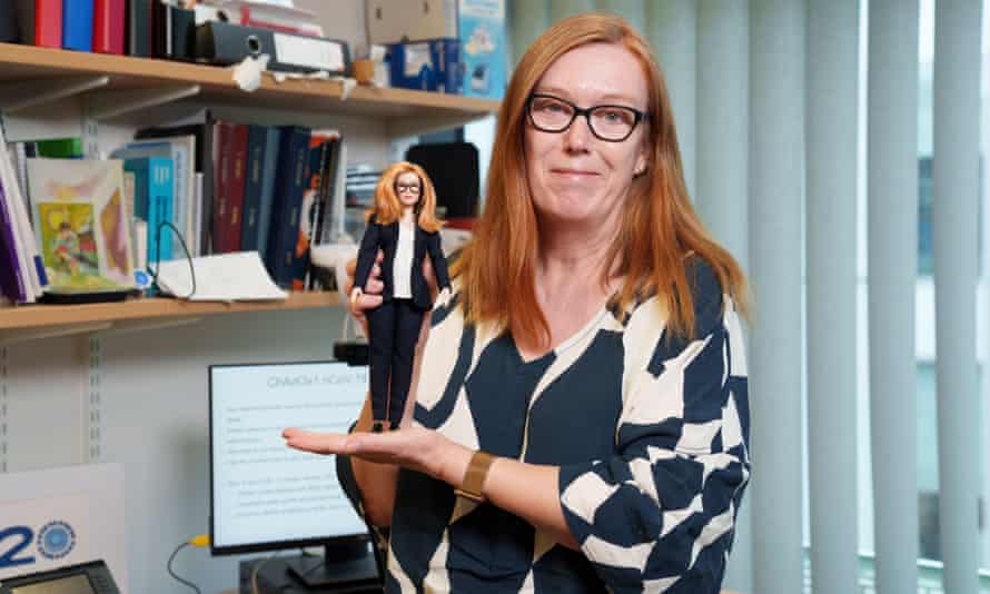 Prof Sarah Gilbert honoured with vaccine Barbie